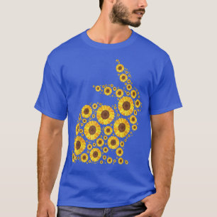 Camiseta Floral Páscoa Coelhinha Meninas Primavera Girassói