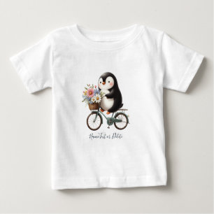 Camiseta Floral Penguin Baby T Shirt