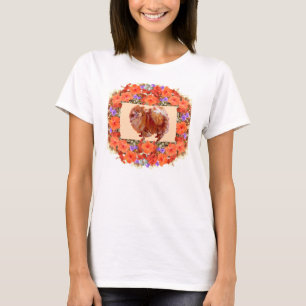 Camiseta Floral Pomerânia