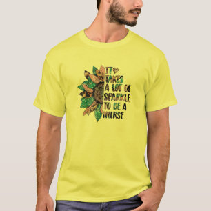 Camiseta "Floral Primavera Cote" É Necessário Muito "Sparkl