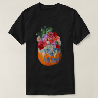 Camiseta Floral Pumpkin Photo Cutout