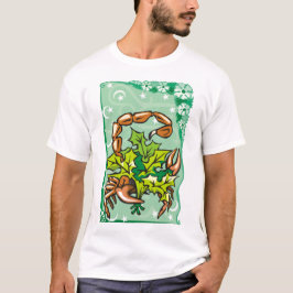 Camiseta Floral Scorpio Scorpion em Holly