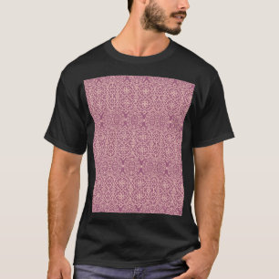 Camiseta Floral sem costura: Belo plano de fundo do padrão