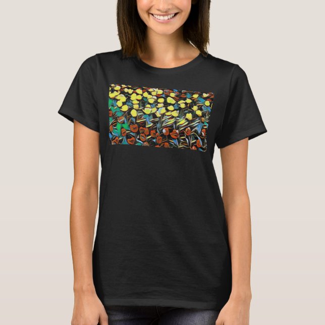 Camiseta Floral-T-Shirt - Sonho (Frente)