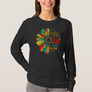 Camiseta Floral Tornei-Me Professora Porque A Tua Vida É Tr
