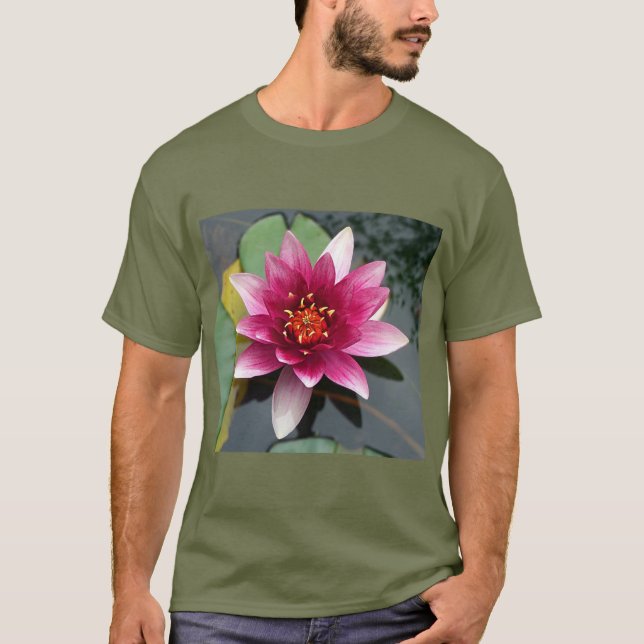 Camiseta Floral Wallpaper Aesthetic Tee (Frente)