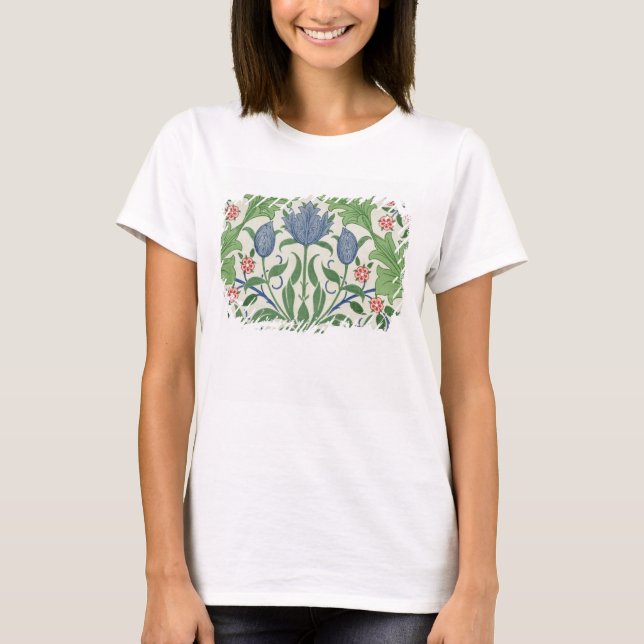 Camiseta Floral wallpaper design (Frente)