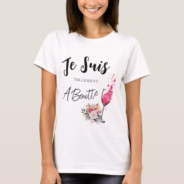 Camiseta Floral Watercolor À Boutte T Shirt (Frente)