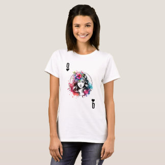 Camiseta Floral Woman Artistic Graphic Tee