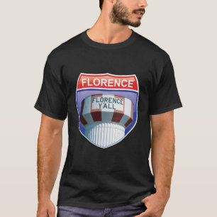 Camiseta Florença você t-shirt de um estado a outro do