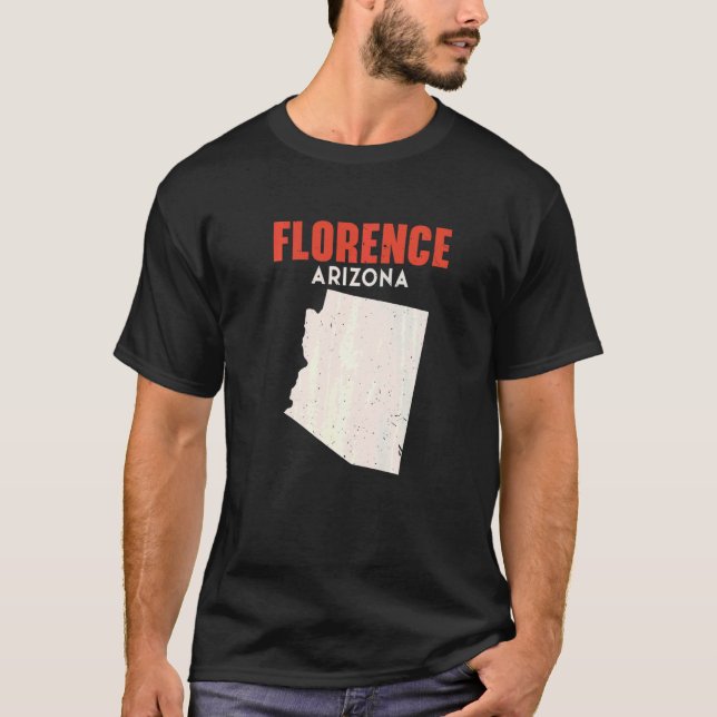 Camiseta Florence Arizona EUA State America Viagem Arizonia (Frente)