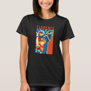 Camiseta Florence Firenze Michelangelo, David Sculture Po
