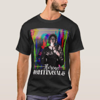Florence Nightingale Retro Groovy Glitchy