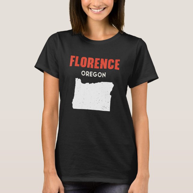 Camiseta Florence Oregon EUA State America Viagens (Frente)
