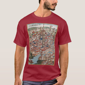 Camiseta Florencia 1493 Itália Camisa-T masculino