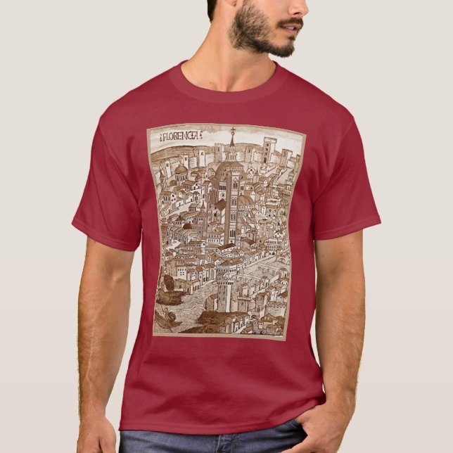 Camiseta Florencia Sepia 1493 (Frente)
