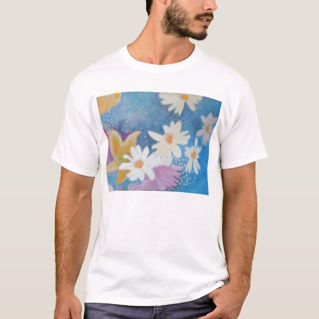 Camiseta flores (Frente)