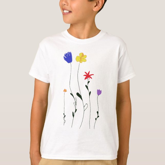 Camiseta Flores (Frente)