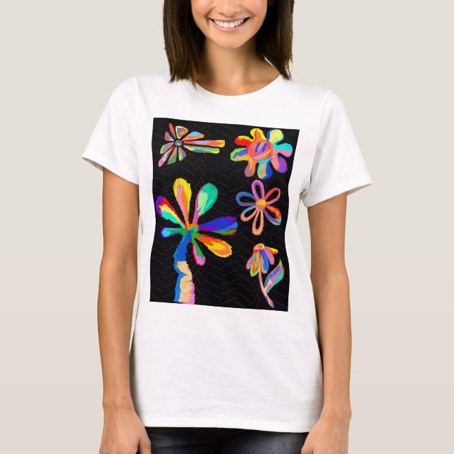 CAMISETA FLORES (Frente)