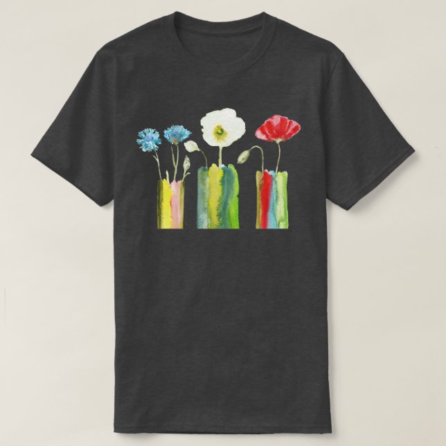 Camiseta Flores (Frente do Design)