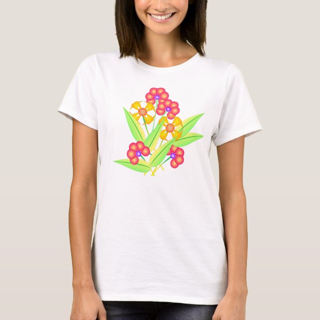 Camiseta Flores 2 do primavera (Frente)