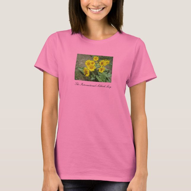 Camiseta Flores Amarelas (Frente)