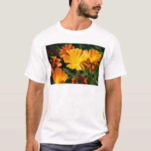 Camiseta Flores Amarelas Flores Arte Paz Destino do Amor