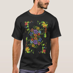 Camiseta Flores Antigas Florais Jardineiro Flor Silvestre B