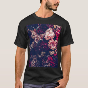 Camiseta Flores Artificiais Vintage: Fundo da Parede