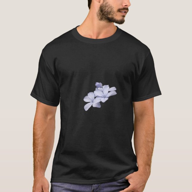 Camiseta Flores Azuis Selvagens (Frente)