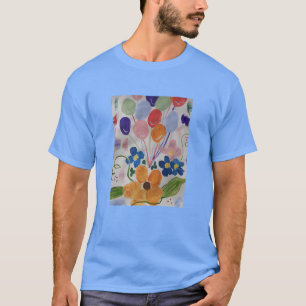 Camiseta Flores & Balões