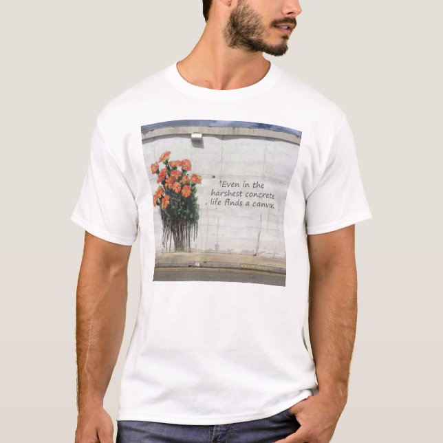 Camiseta Flores Banksy (Frente)