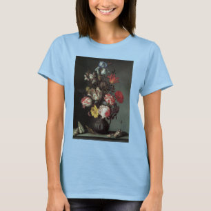 Camiseta Flores Barrocas Antigas por Balthasar van der Ast