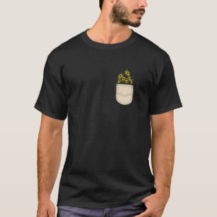 Camiseta Flores Botânicas Gráficas Retrô Planta Jardinagem