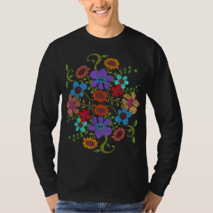 Camiseta Flores Botânicas Vintage Floral Botani