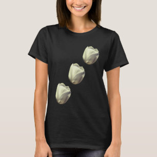 Camiseta Flores Brancas