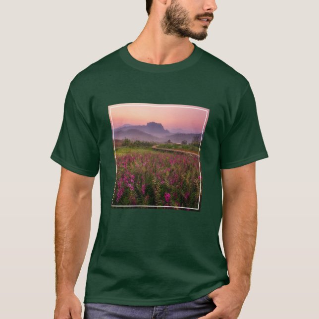 Camiseta Flores | Chiang Dao, Chiang Mai, Tailândia (Frente)