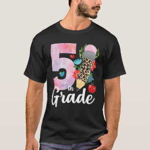 Camiseta Flores Coloridas de 5, Professores-Leopardo Alunos