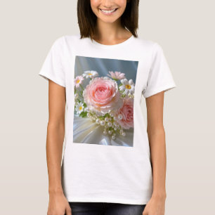 Camiseta Flores com elegância extravagante eterno
