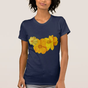 Camiseta Flores Cosmos (Cosmos Sulfureus)