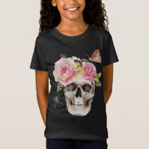 Camiseta Flores Crônicas Aranha-Borboleta Presente de Hall