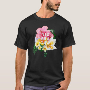 Camiseta Flores Da Nicarágua Floral Nicarágua