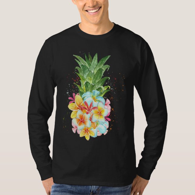 Camiseta Flores de abacaxi Aloha Tee Pineapple (Frente)