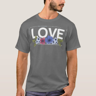 Camiseta Flores de Amor Flor Flor Flor Flor Dia Floral