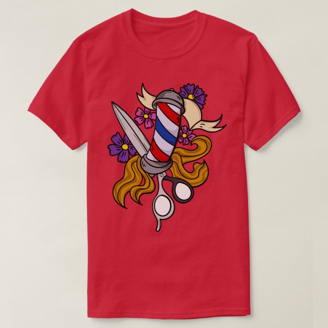 Camiseta Flores de Barberes (Frente do Design)