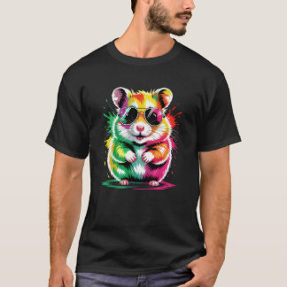 Camiseta Flores de Beija-flor Arte Floral Amantes de Pássar