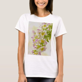 Camiseta Flores de borboletas