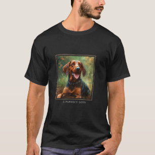 Camiseta Flores De Cachorro Cão-Cachorro Bavarianas P