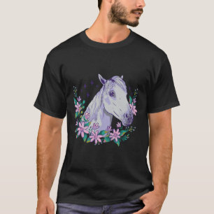 Camiseta Flores De Cavalo Flores De Cavalo Que Serve De Cav