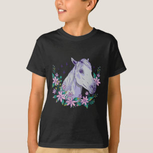 Camiseta Flores De Cavalo Flores De Cavalo Que Serve De Cav